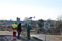 LKW umgestuerzt Kieswerk Harry Kloepferstr Im Feldrain P33